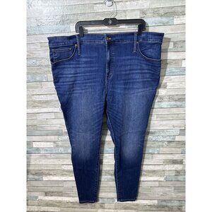 Women’s Madewell Denim Jeans High Rise Skinny Dark Wash Size 37